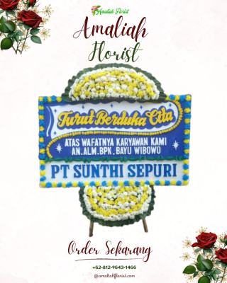 Papan Bunga Duka di Cimone Jaya