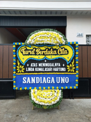 Papan Bunga Duka di Cimone Jaya